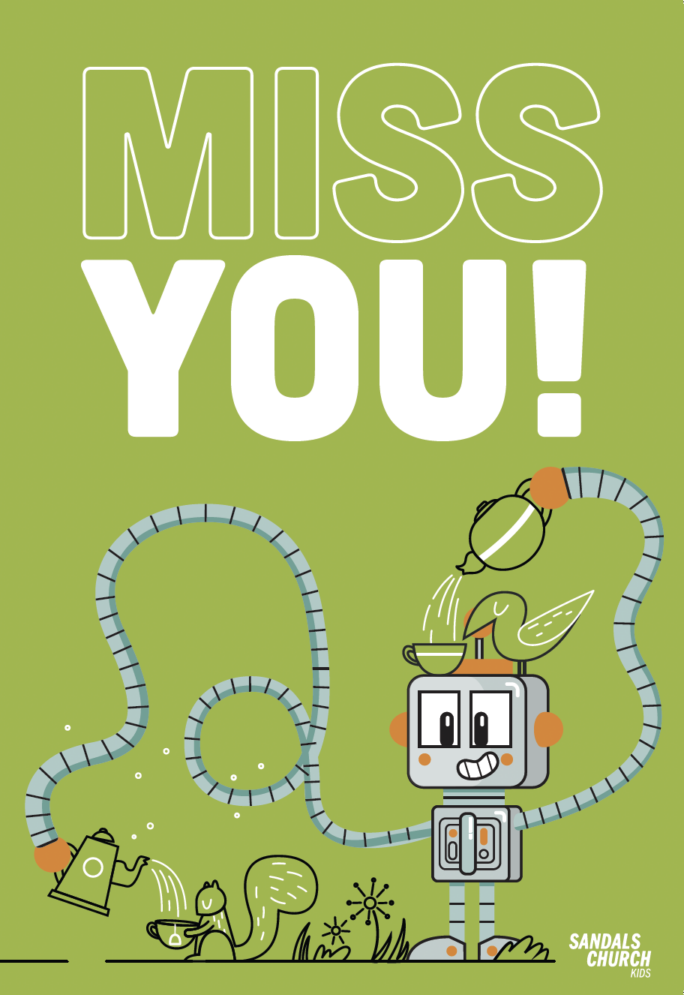SCK Miss You Postcard